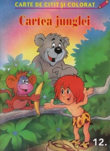 Cartea junglei - carte de colorat - 1