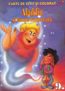 Aladdin si lampa fermecata - carte de colorat - Anticariat - 1