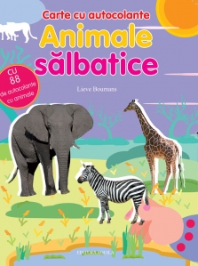 Carte cu autocolante. Animale salbatice - 1