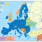 Harta Europa Politică și Lumea fizică 70x100 - 2